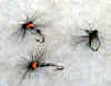 Flash avec tinsel argent et tag orange fluo